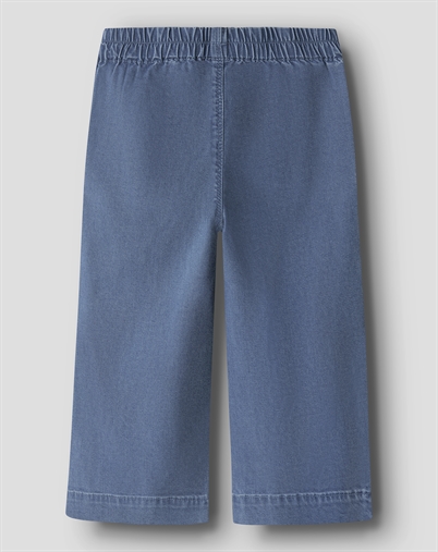 Name It - NMFBella Wide Pull Up Jeans - Medium Blue Denim 